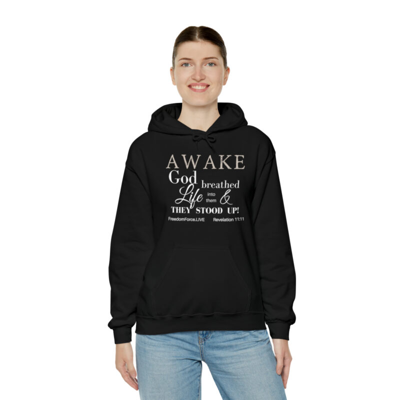 Awake Revelation 11:11 - Unisex Heavy Blend™ Hooded Sweatshirt - Image 17