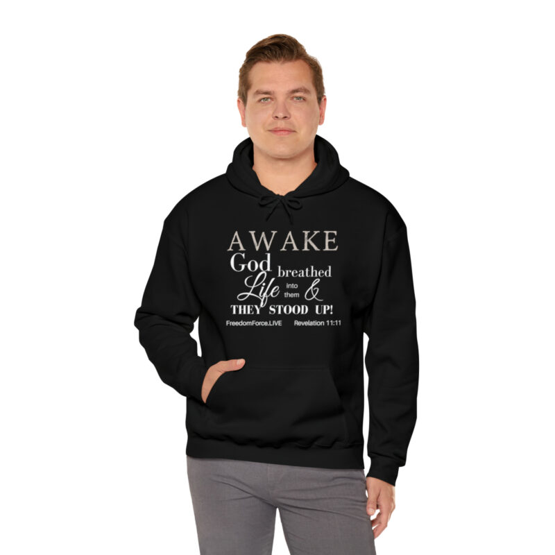 Awake Revelation 11:11 - Unisex Heavy Blend™ Hooded Sweatshirt - Image 18