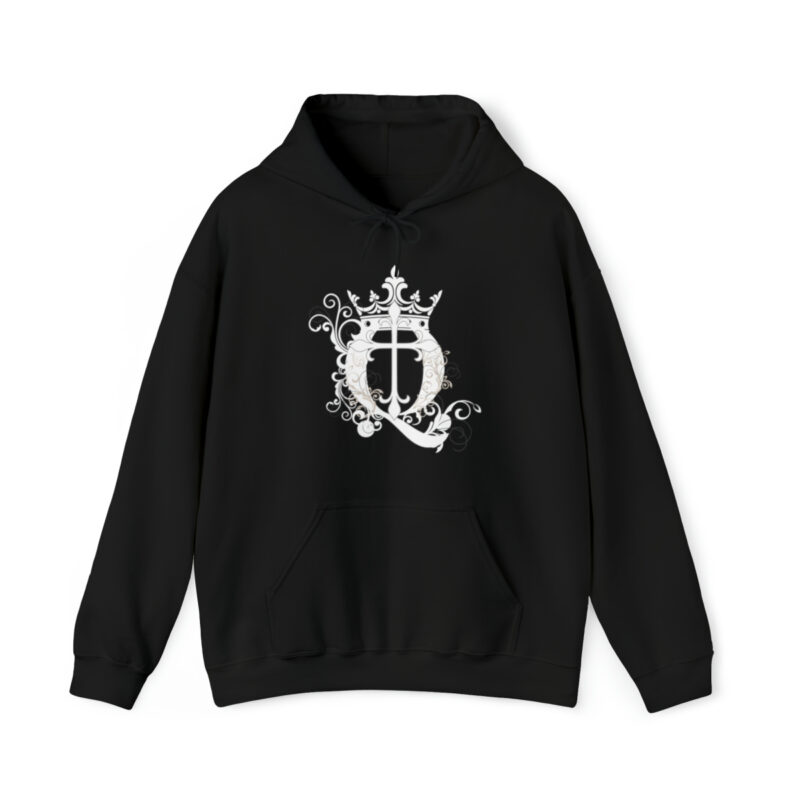 Crown Q Cross - Unisex Heavy Blend™ Hooded Sweatshirt - Image 10