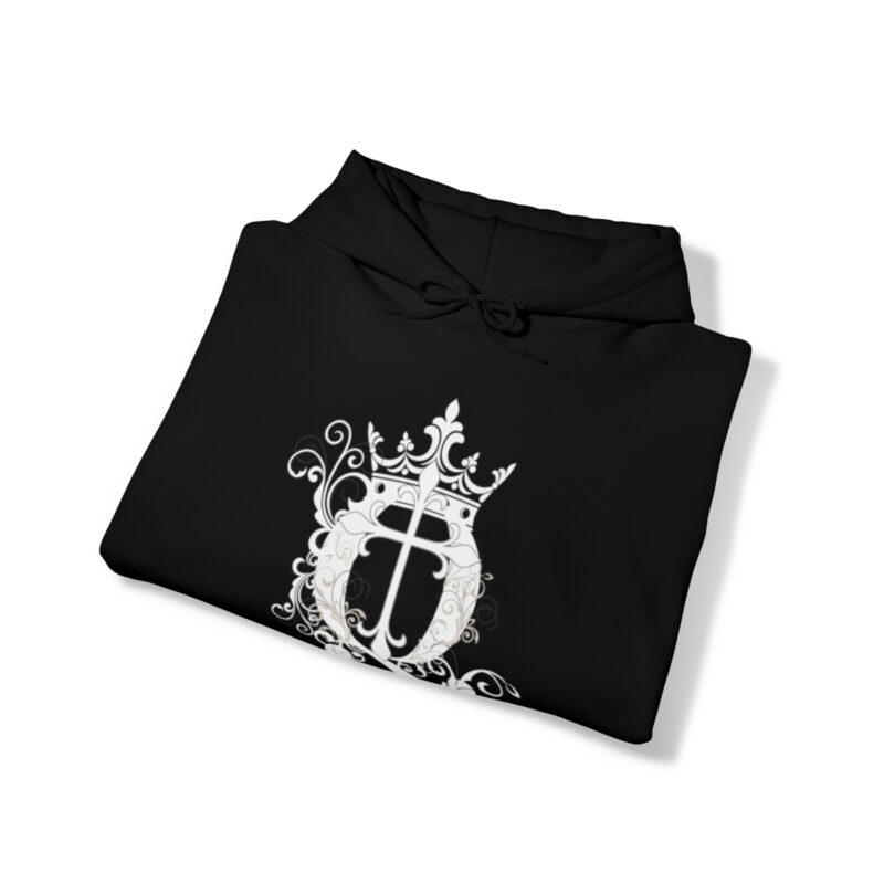 Crown Q Cross - Unisex Heavy Blend™ Hooded Sweatshirt - Image 13