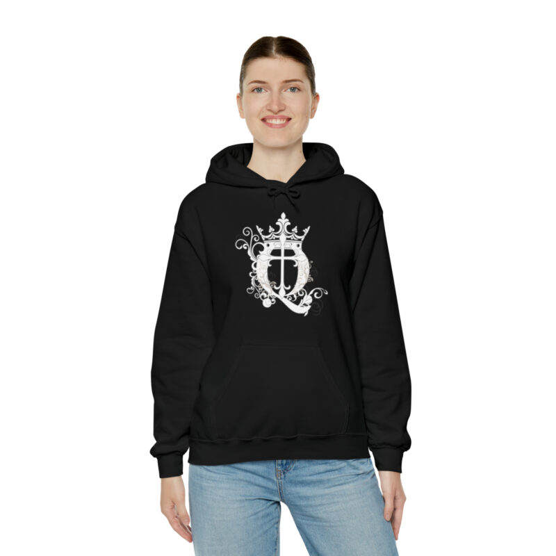 Crown Q Cross - Unisex Heavy Blend™ Hooded Sweatshirt - Image 16