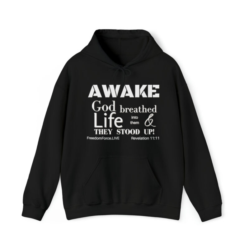 Awake Revelation 11:11 - Unisex Heavy Blend™ Hooded Sweatshirt - Image 11