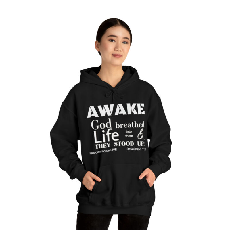 Awake Revelation 11:11 - Unisex Heavy Blend™ Hooded Sweatshirt - Image 15