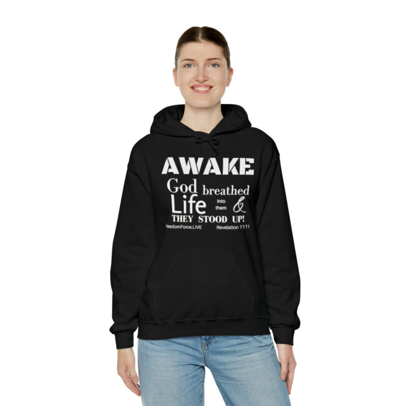 Awake Revelation 11:11 - Unisex Heavy Blend™ Hooded Sweatshirt - Image 16