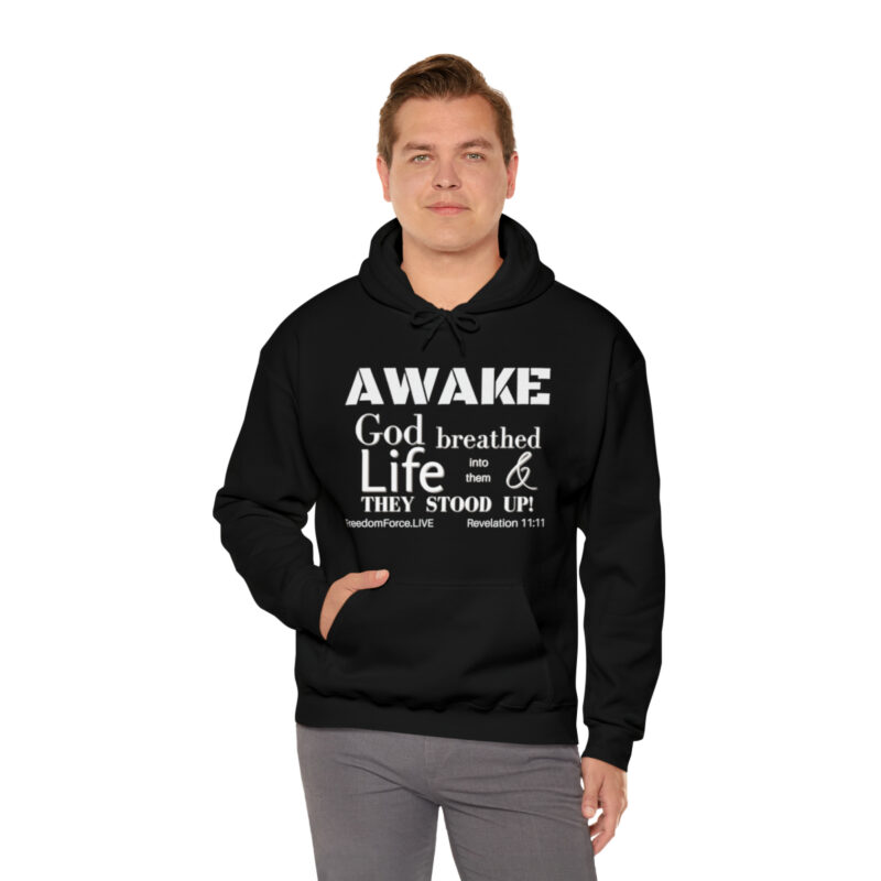 Awake Revelation 11:11 - Unisex Heavy Blend™ Hooded Sweatshirt - Image 17