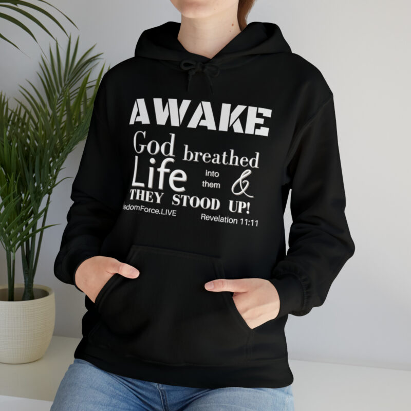 Awake Revelation 11:11 - Unisex Heavy Blend™ Hooded Sweatshirt - Image 18