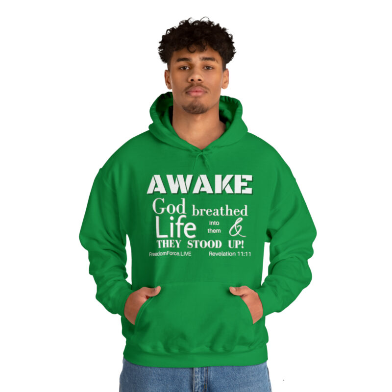 Awake Revelation 11:11 - Unisex Heavy Blend™ Hooded Sweatshirt - Image 37