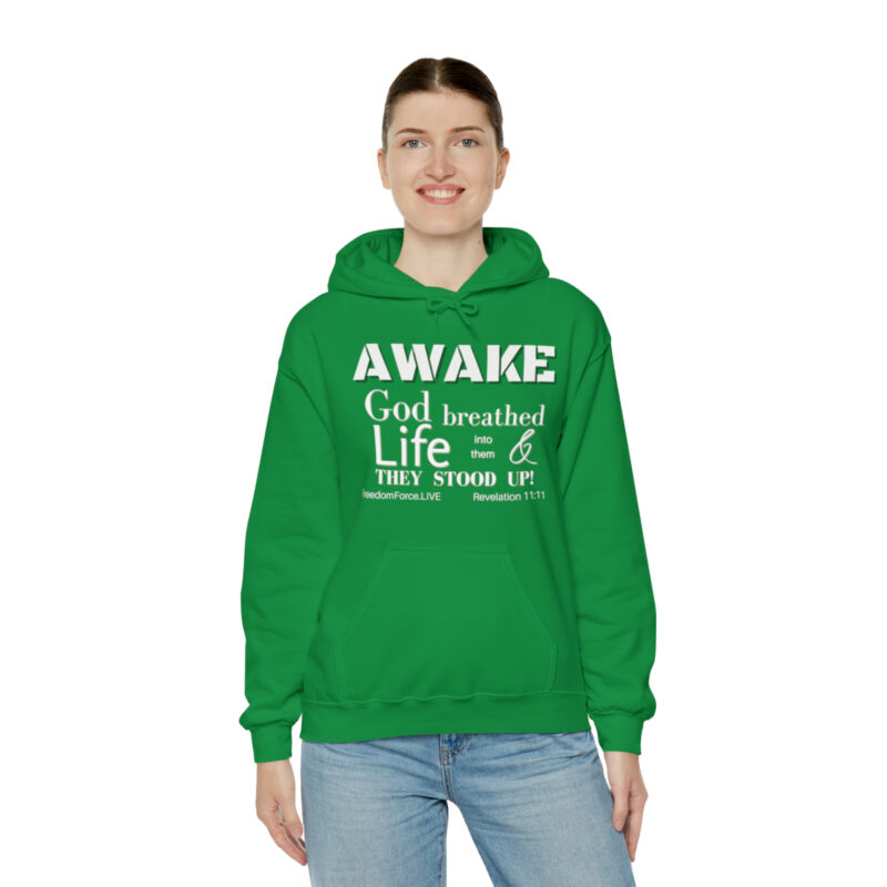 Awake Revelation 11:11 - Unisex Heavy Blend™ Hooded Sweatshirt - Image 43