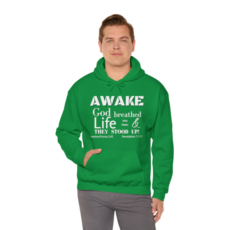 Awake Revelation 11:11 - Unisex Heavy Blend™ Hooded Sweatshirt - Image 44