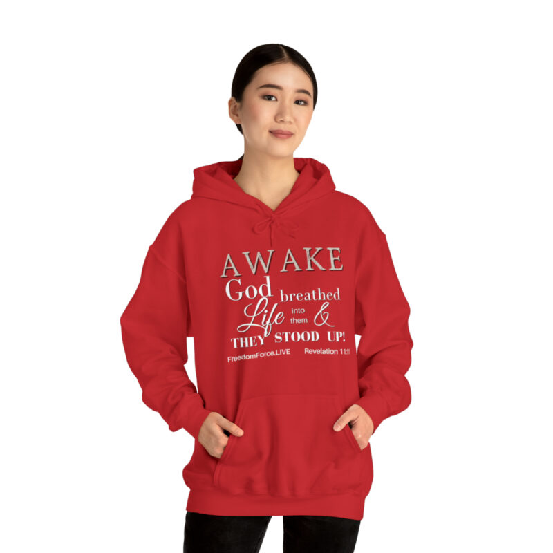 Awake Revelation 11:11 - Unisex Heavy Blend™ Hooded Sweatshirt - Image 60
