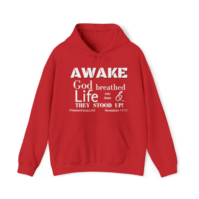 Awake Revelation 11:11 - Unisex Heavy Blend™ Hooded Sweatshirt - Image 2