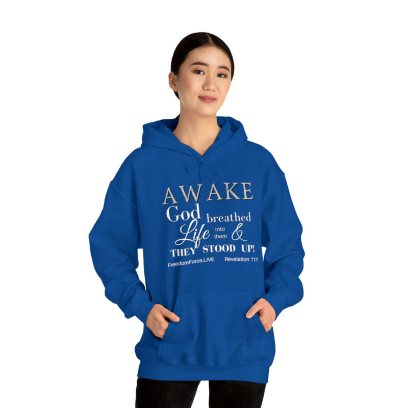 Awake Revelation 11:11 - Unisex Heavy Blend™ Hooded Sweatshirt - Image 6