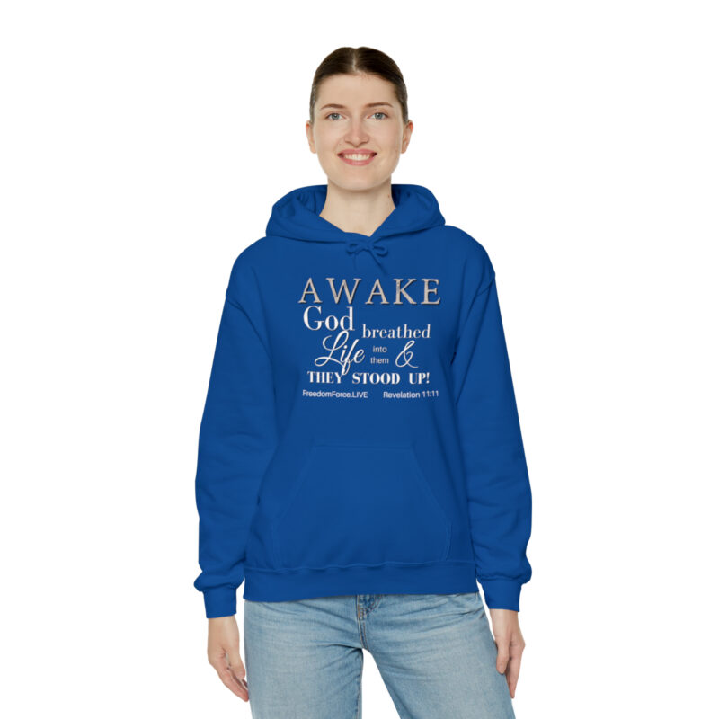 Awake Revelation 11:11 - Unisex Heavy Blend™ Hooded Sweatshirt - Image 8