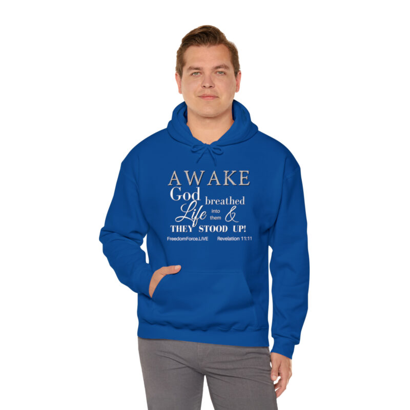 Awake Revelation 11:11 - Unisex Heavy Blend™ Hooded Sweatshirt - Image 9