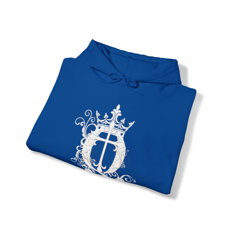 Crown Q Cross - Unisex Heavy Blend™ Hooded Sweatshirt - Image 31