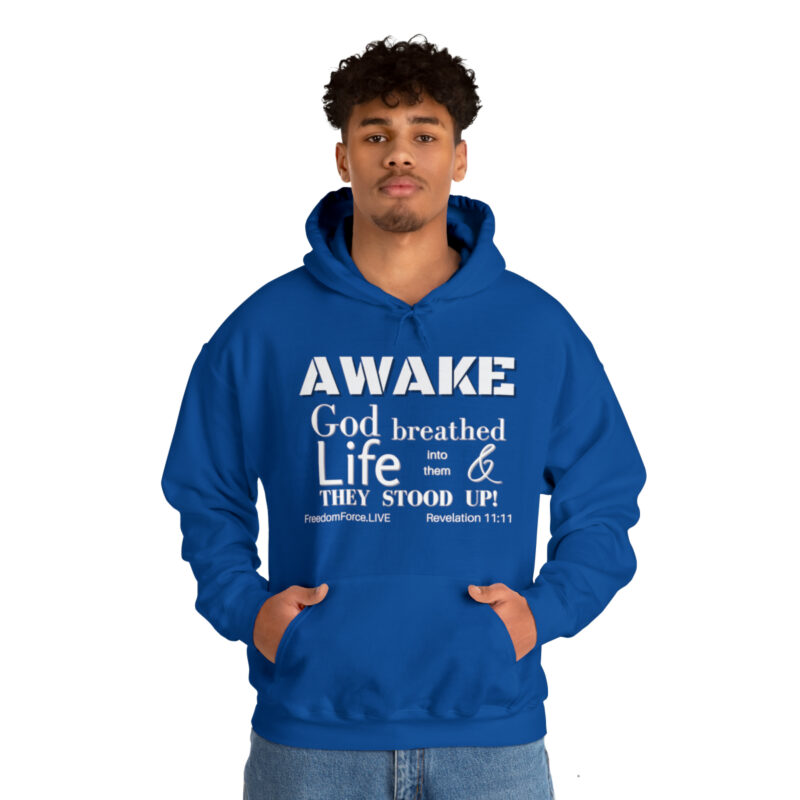 Awake Revelation 11:11 - Unisex Heavy Blend™ Hooded Sweatshirt - Image 55