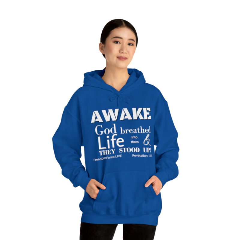 Awake Revelation 11:11 - Unisex Heavy Blend™ Hooded Sweatshirt - Image 60