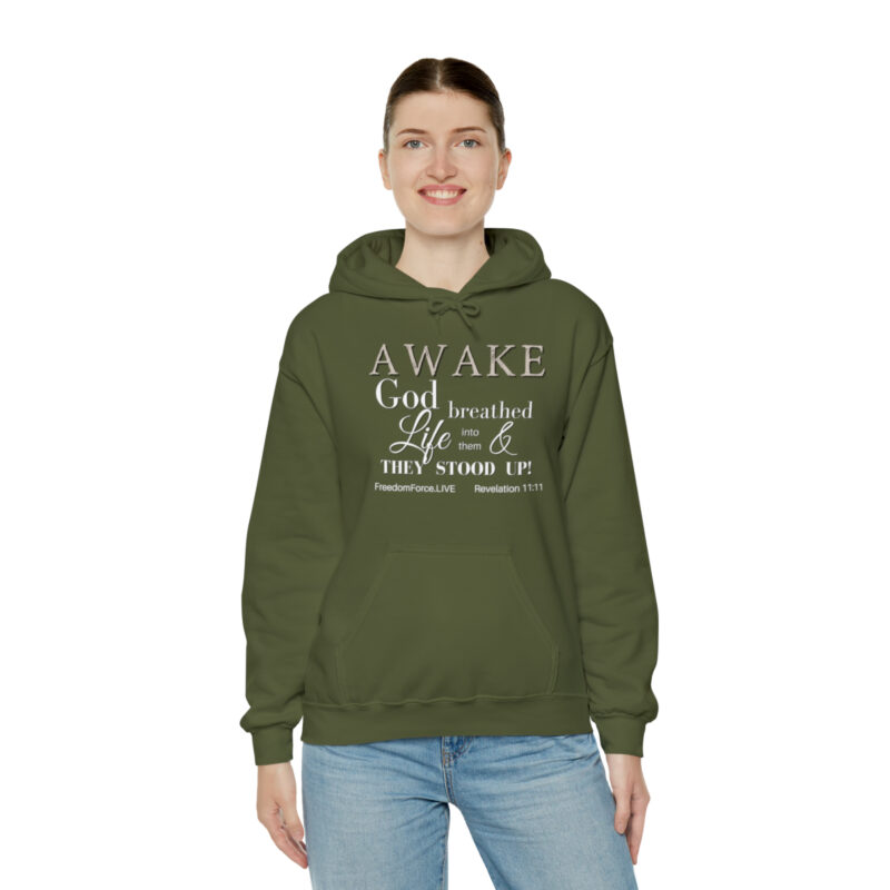 Awake Revelation 11:11 - Unisex Heavy Blend™ Hooded Sweatshirt - Image 35