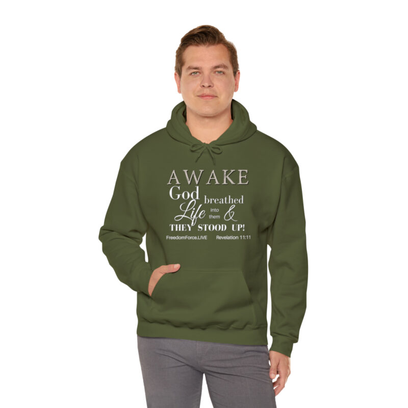Awake Revelation 11:11 - Unisex Heavy Blend™ Hooded Sweatshirt - Image 36
