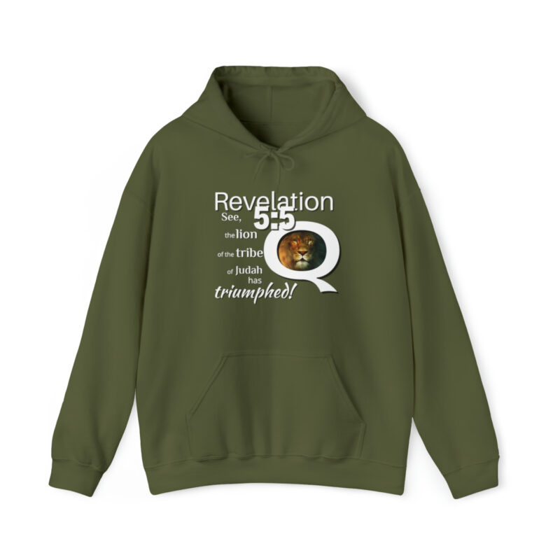 The Lion of the Tribe of Judah has Triumphed! Unisex Heavy Blend™ Hooded Sweatshirt - Image 2