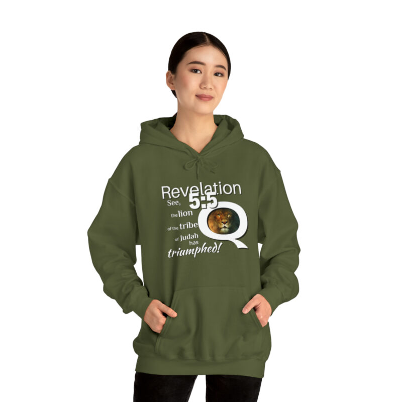 The Lion of the Tribe of Judah has Triumphed! Unisex Heavy Blend™ Hooded Sweatshirt - Image 6