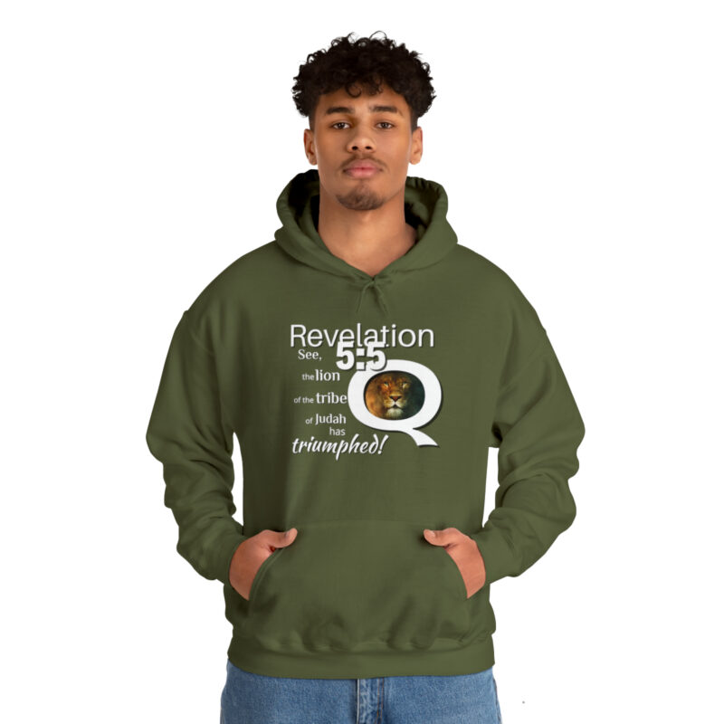 The Lion of the Tribe of Judah has Triumphed! Unisex Heavy Blend™ Hooded Sweatshirt - Image 7