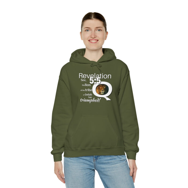 The Lion of the Tribe of Judah has Triumphed! Unisex Heavy Blend™ Hooded Sweatshirt - Image 8