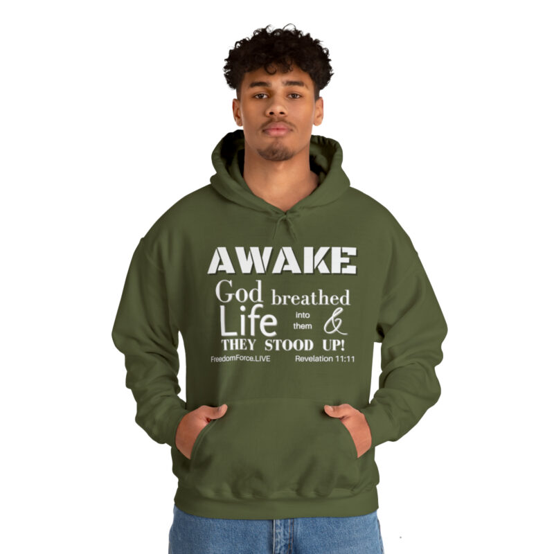 Awake Revelation 11:11 - Unisex Heavy Blend™ Hooded Sweatshirt - Image 28