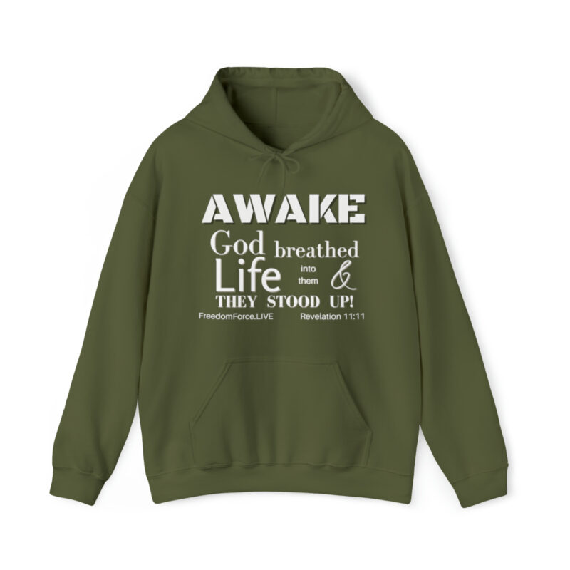 Awake Revelation 11:11 - Unisex Heavy Blend™ Hooded Sweatshirt - Image 29