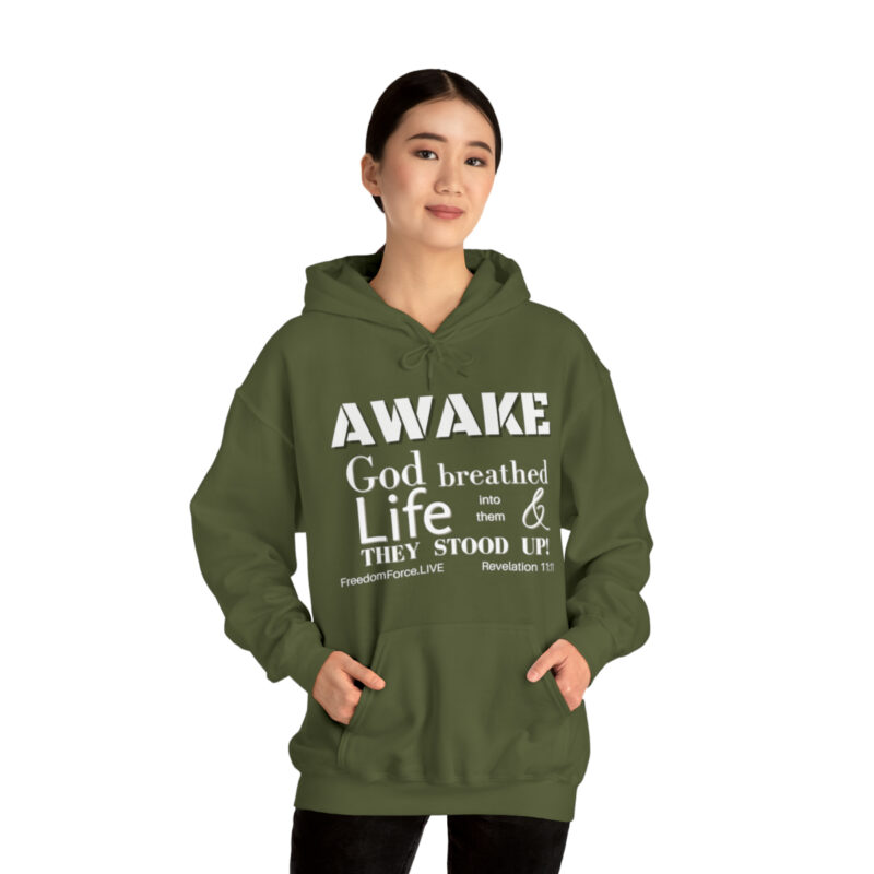Awake Revelation 11:11 - Unisex Heavy Blend™ Hooded Sweatshirt - Image 33
