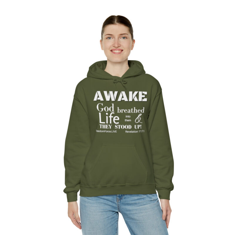 Awake Revelation 11:11 - Unisex Heavy Blend™ Hooded Sweatshirt - Image 34
