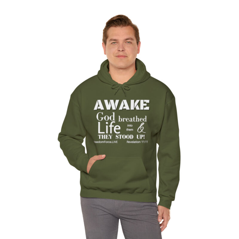 Awake Revelation 11:11 - Unisex Heavy Blend™ Hooded Sweatshirt - Image 35