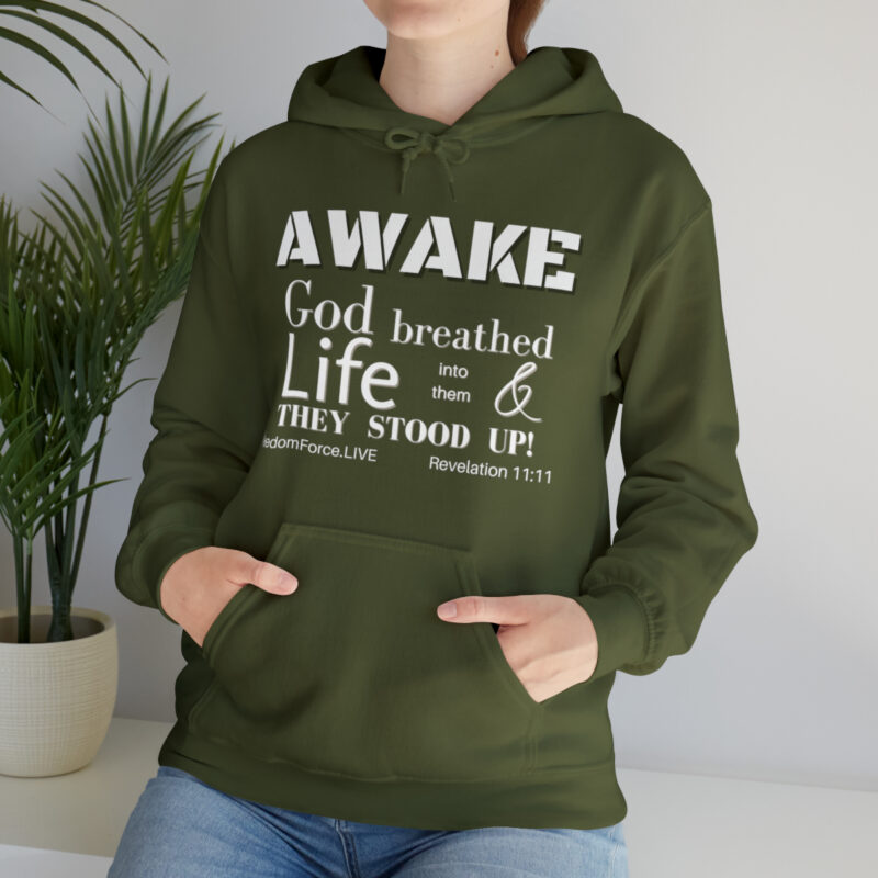 Awake Revelation 11:11 - Unisex Heavy Blend™ Hooded Sweatshirt - Image 36