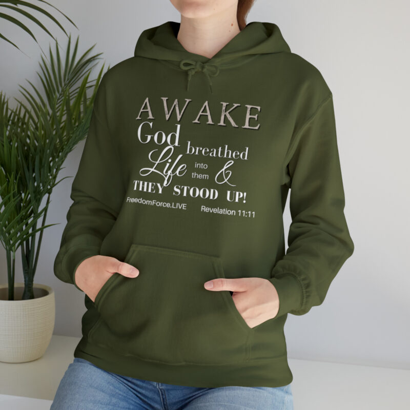 Awake Revelation 11:11 - Unisex Heavy Blend™ Hooded Sweatshirt - Image 28