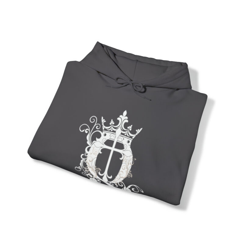 Crown Q Cross - Unisex Heavy Blend™ Hooded Sweatshirt - Image 22