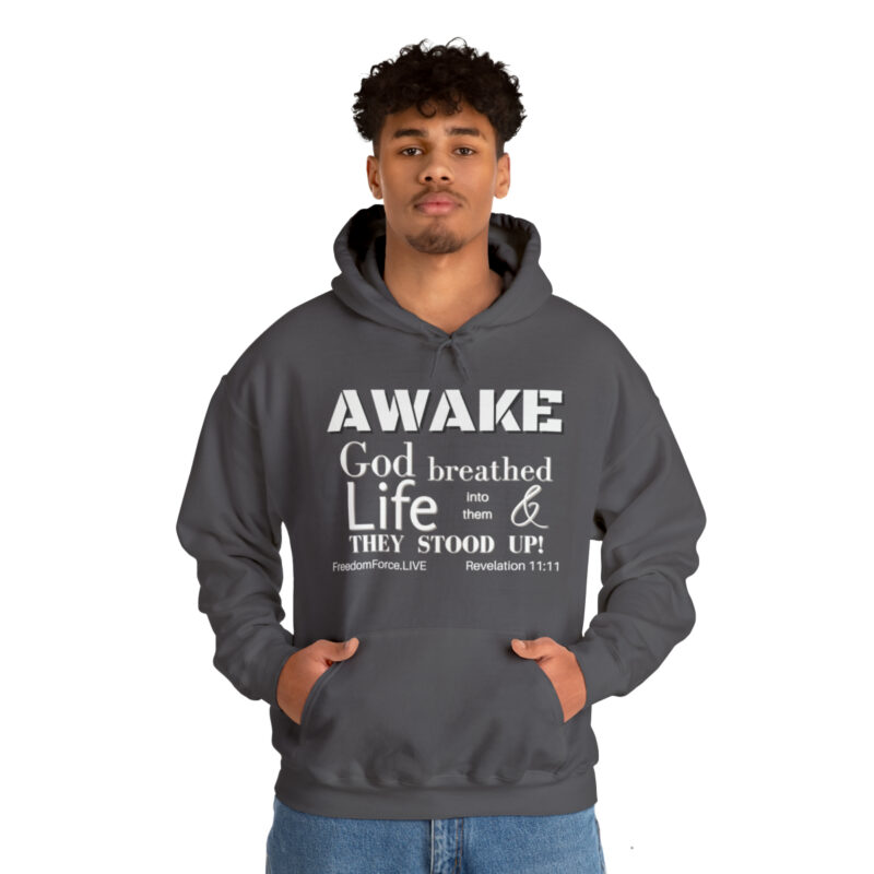 Awake Revelation 11:11 - Unisex Heavy Blend™ Hooded Sweatshirt - Image 46