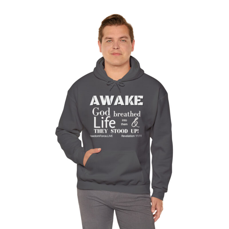 Awake Revelation 11:11 - Unisex Heavy Blend™ Hooded Sweatshirt - Image 53