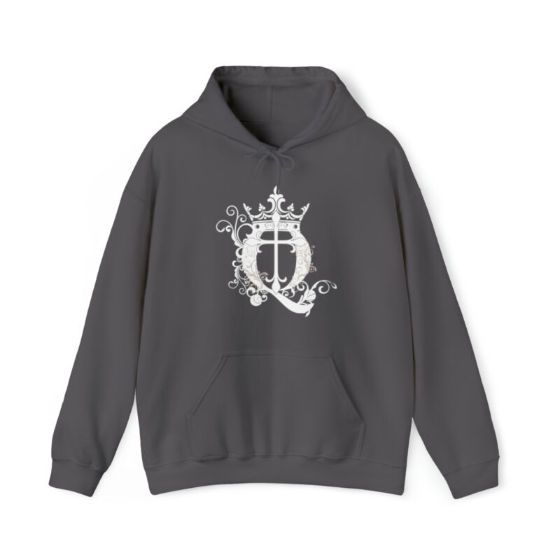 Crown Q Cross - Unisex Heavy Blend™ Hooded Sweatshirt - Image 19